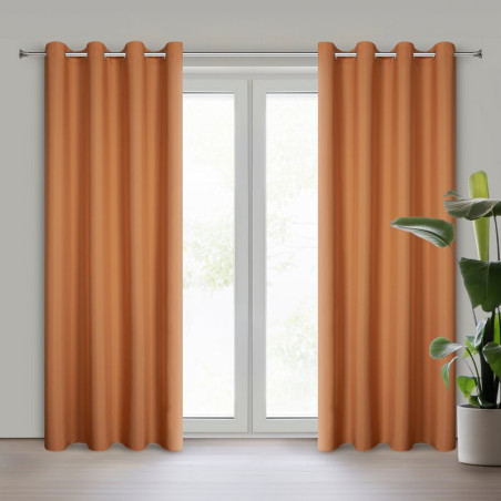 ZASŁONA GOTOWA RITA 140 X 250 CM RUDY - 10