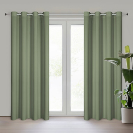 ZASŁONA GOTOWA RITA 140 X 250 CM OLIWKOWY - 10