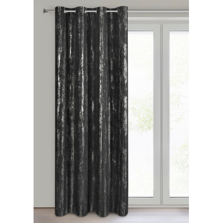 ZASŁONA GOTOWA LIBI 140 X 250 CM CZARNY - 2