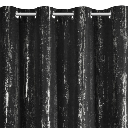 ZASŁONA GOTOWA LIBI 140 X 250 CM CZARNY - 4