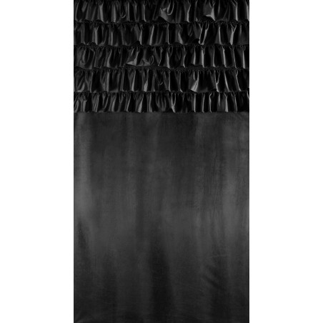 ZASŁONA GOTOWA AURA NA TAŚMIE 140 X 270 CM CZARNY - 10