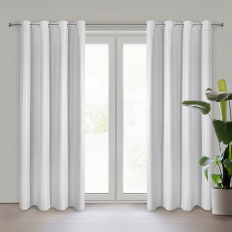 ZASŁONA GOTOWA ADARI 140 X 250 CM BIAŁY - 1