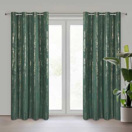 ZASŁONA GOTOWA LIBI 140 X 250 CM ZIELONY - 11
