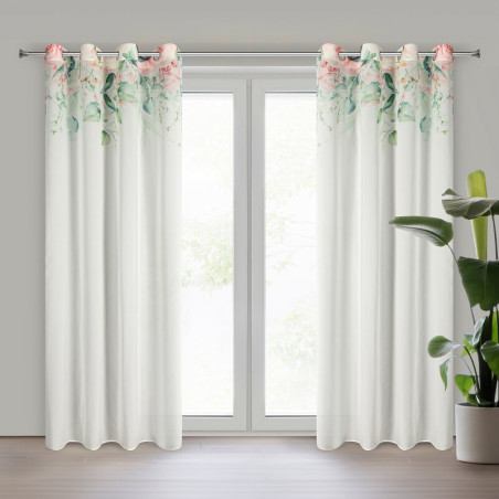 ZASŁONA GOTOWA ALORA 135 X 250 CM BIAŁY - 1