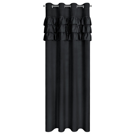 ZASŁONA GOTOWA SAMI 140 X 250 CM CZARNY - 3