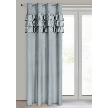 ZASŁONA GOTOWA SAMI 140 X 250 CM SREBRNY - 2