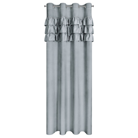 ZASŁONA GOTOWA SAMI 140 X 250 CM SREBRNY - 3