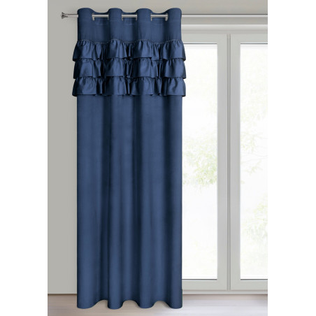 ZASŁONA GOTOWA SAMI 140 X 250 CM GRANATOWY - 2