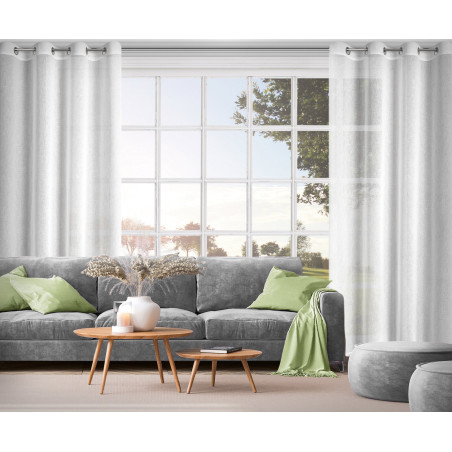 ZASŁONA GOTOWA VESTA 140 X 250 CM BIAŁY - 8