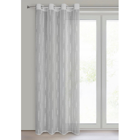 ZASŁONA GOTOWA ALENI 140 X 250 CM SREBRNY - 2