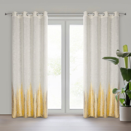 ZASŁONA GOTOWA IMANI 135 X 250 CM NATURALNY - 1