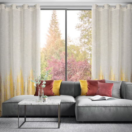ZASŁONA GOTOWA IMANI 135 X 250 CM NATURALNY - 9