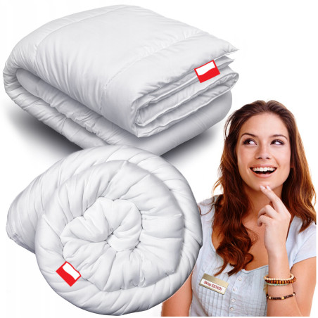 Kołdra CAŁOROCZNA 200x220cm ANTYALERGICZNA MED-LINE Produkt POLSKI - 1 Kołdra CAŁOROCZNA 200x220cm ANTYALERGICZNA MED-LINE Produkt POLSKI - 1