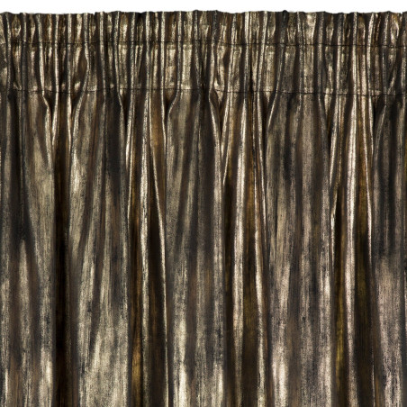 ZASŁONA GOTOWA EMILA NA TAŚMIE 140 X 270 CM CZARNY - 5