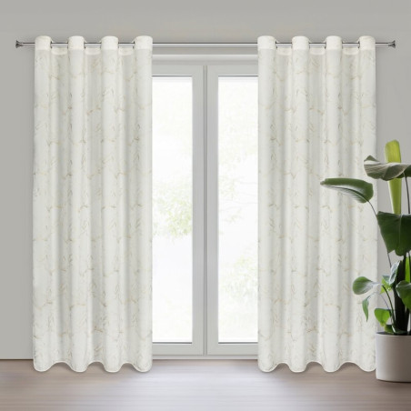 ZASŁONA GOTOWA EMILI 140 X 250 CM NATURALNY - 10