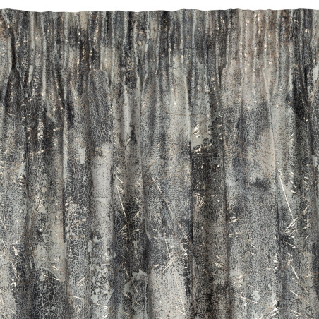 ZASŁONA GOTOWA ESTER NA TAŚMIE 140 X 270 CM SREBRNY - 4