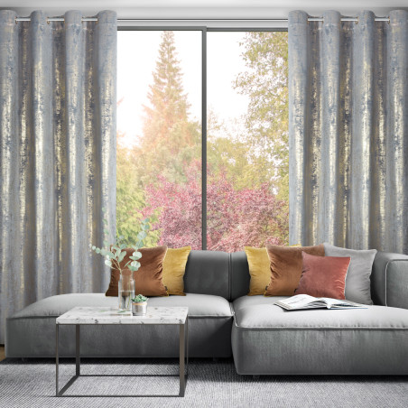 ZASŁONA GOTOWA RENIA 140 X 250 CM SREBRNY - 9