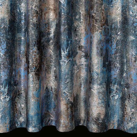 ZASŁONA GOTOWA ESTER NA TAŚMIE 140 X 270 CM TURKUSOWY - 6