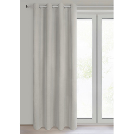 ZASŁONA GOTOWA NITA 140 X 250 CM CIEMNOBEŻOWY - 2