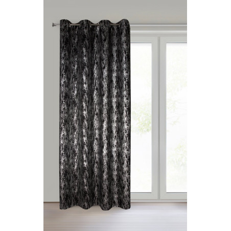 ZASŁONA GOTOWA ELISE 140 X 250 CM CZARNY - 3