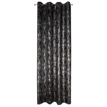 ZASŁONA GOTOWA ELISE 140 X 250 CM CZARNY - 4