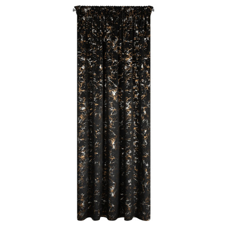 ZASŁONA GOTOWA DORI NA TAŚMIE 140 X 270 CM CZARNY - 3