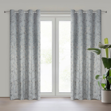 ZASŁONA GOTOWA KORNELIA 140 X 250 CM SREBRNY - 11
