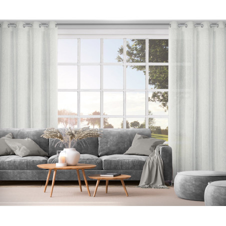 ZASŁONA GOTOWA ANGELICA 140 X 250 CM KREMOWY - 7