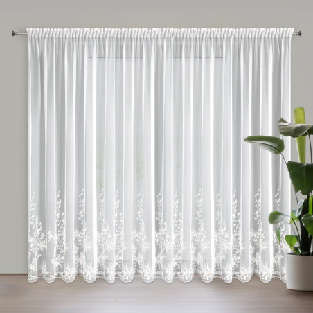 ZASŁONA GOTOWA JULIA NA TAŚMIE 350 X 270 CM BIAŁY - 12