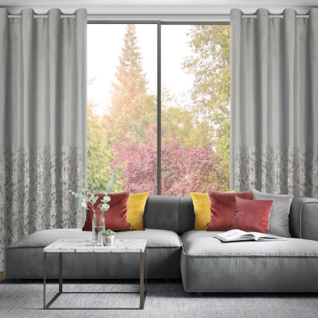 ZASŁONA GOTOWA TORI 140 X 250 CM SREBRNY - 9