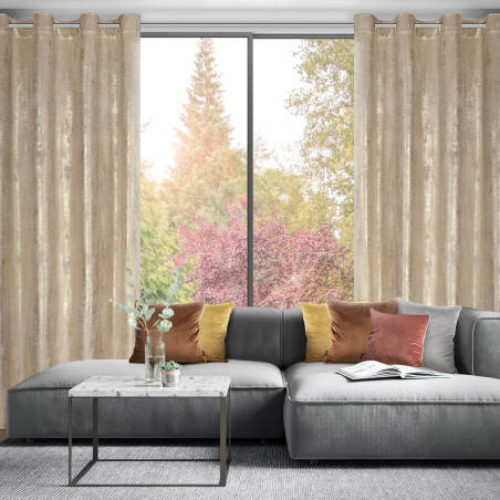 ZASŁONA GOTOWA RENIA 140 X 250 CM BEŻOWY - 9