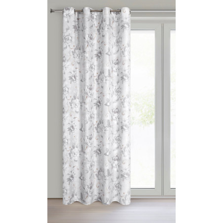 ZASŁONA GOTOWA SIENNA 140 X 250 CM SREBRNY - 2