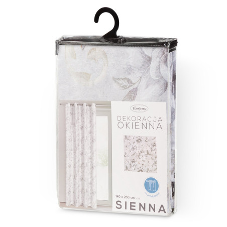 ZASŁONA GOTOWA SIENNA 140 X 250 CM SREBRNY - 3