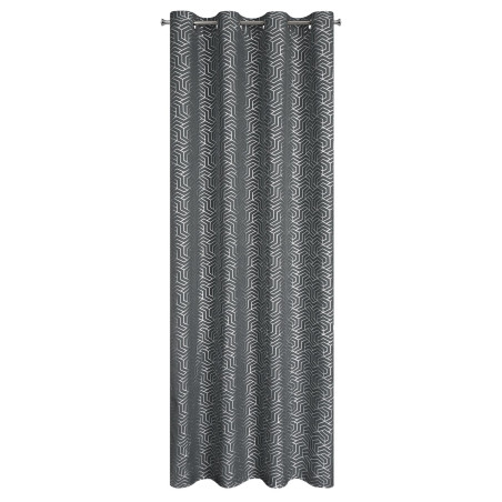 ZASŁONA GOTOWA SEMI 140 X 250 CM STALOWY - 3