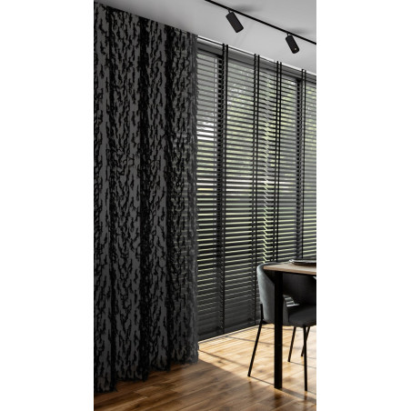 ZASŁONA GOTOWA VICTORIA 140 X 250 CM CZARNY - 2