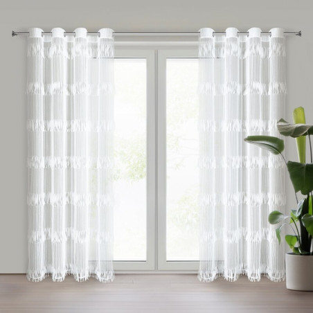 ZASŁONA GOTOWA SOTERA 140 X 250 CM BIAŁY - 1