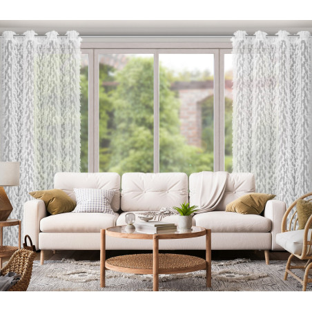 ZASŁONA GOTOWA VICTORIA 140 X 250 CM BIAŁY - 9