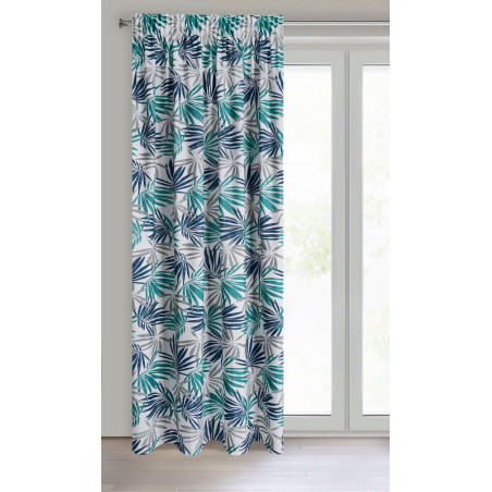 ZASŁONA GOTOWA D91 ELINA NA TAŚMIE 140 X 270 CM BIAŁY - 3