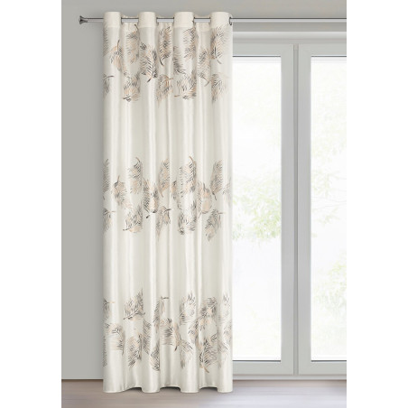 ZASŁONA GOTOWA IDALIA 140 X 250 CM KREMOWY - 2