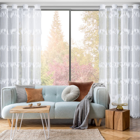 ZASŁONA GOTOWA SOTERA 140 X 250 CM BIAŁY - 10