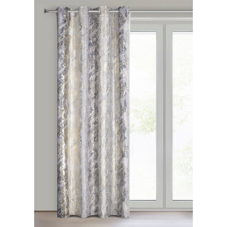 ZASŁONA GOTOWA SOFI 135 X 250 CM SREBRNY - 2