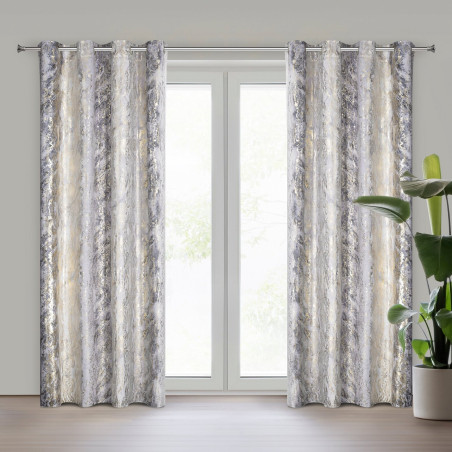 ZASŁONA GOTOWA SOFI 135 X 250 CM SREBRNY - 3