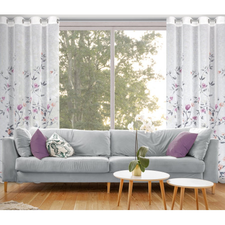 ZASŁONA GOTOWA ANTEA 140 X 250 CM BIAŁY - 9