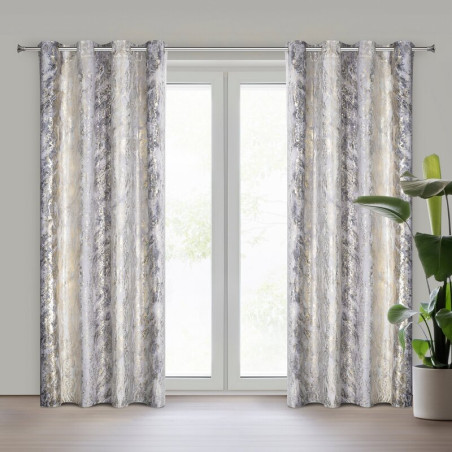 ZASŁONA GOTOWA SOFI 135 X 250 CM SREBRNY - 6