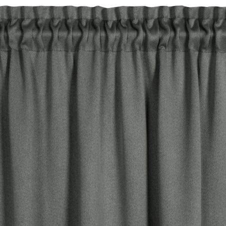 ZASŁONA GOTOWA CARLO NA TAŚMIE 130 X 300 CM POPIELATY - 6