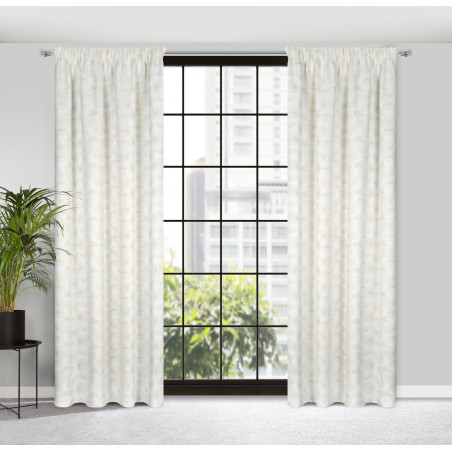 ZASŁONA GOTOWA MARIGOLD NA TAŚMIE 140 X 300 CM BIAŁY - 2