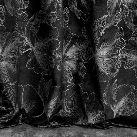 ZASŁONA GOTOWA STELLA NA TAŚMIE 140 X 300 CM CZARNY - 9