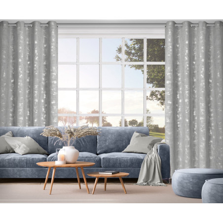 ZASŁONA GOTOWA SOLANA 140 X 250 CM SREBRNY - 9