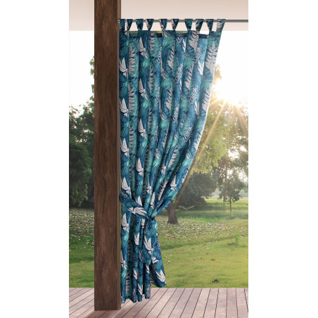 ZASŁONA GOTOWA GARDEN 9 NA SZELKACH 155 X 240 CM TURKUSOWY - 2