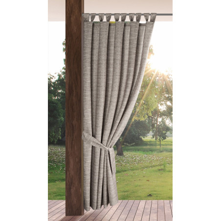 ZASŁONA GOTOWA GARDEN 10 NA SZELKACH 155 X 240 CM BRĄZOWY - 2